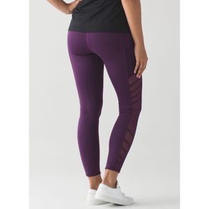 Lululemon Wild And Free Tight in Darkest Magenta/Purple